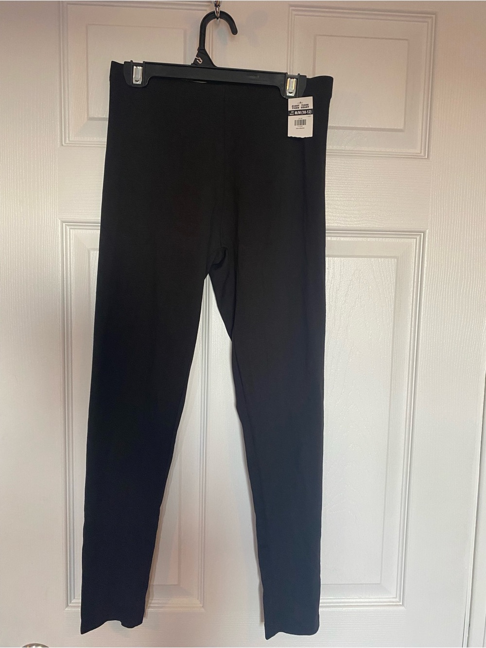 NWT Bella & Birdie Black Cotton Spandex Leggings Size M (10-12)